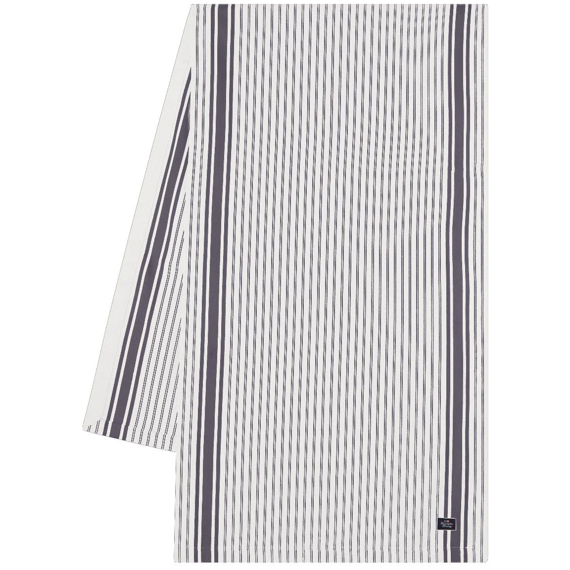 Lexington Icons Striped Organic Cotton Oxford Löpare 50x250 Cm / Dress Blue - Dukar & löpare Bomull Vit