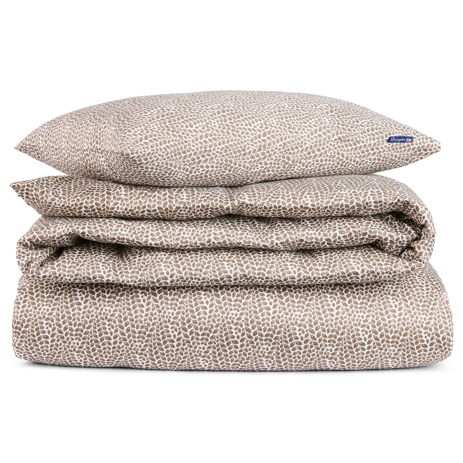 Lexington Leaf Vines Bäddset 150x210 + 50x60 - Bäddset Cotton Sateen Vit