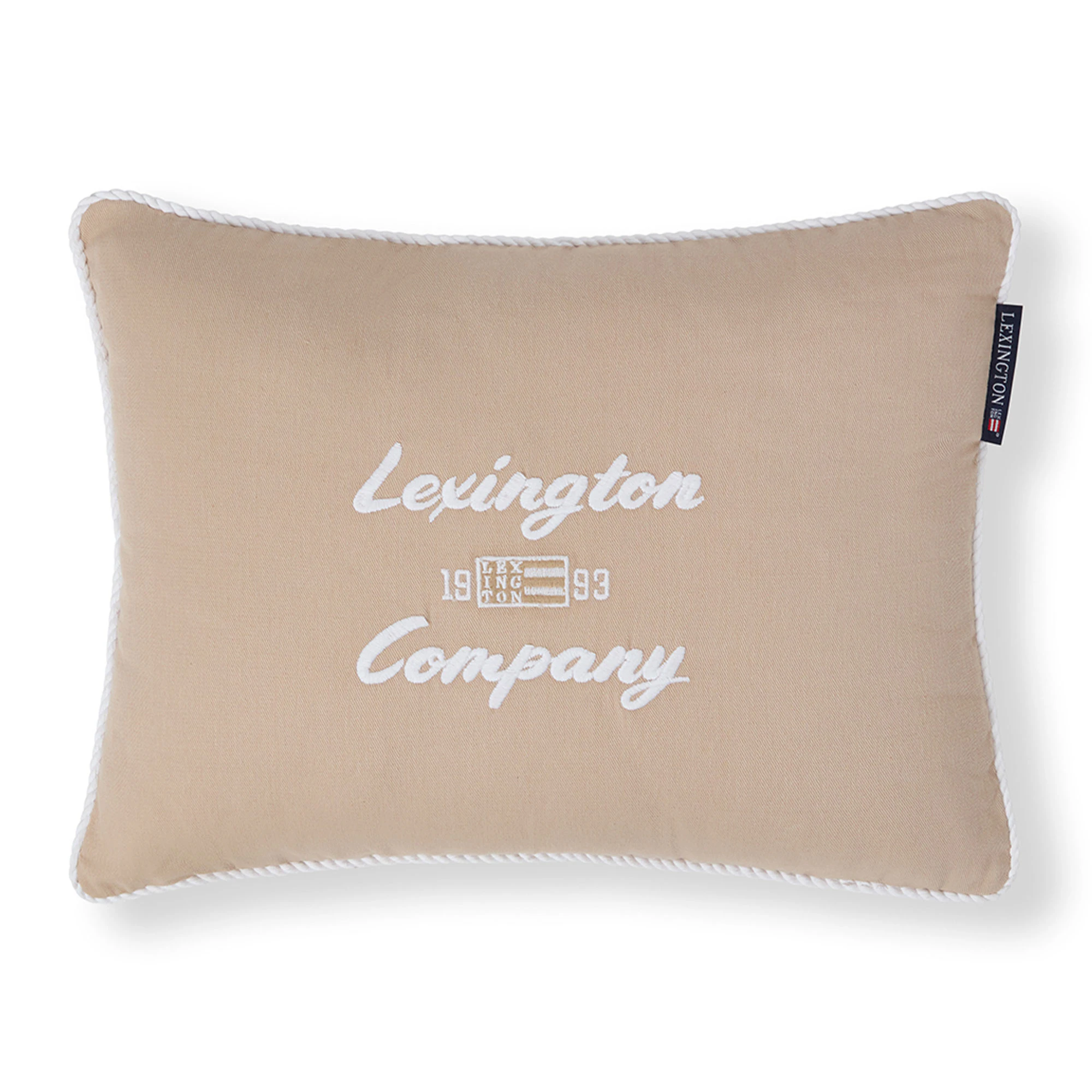 Lexington Kudde 30x40 Cm Beige - Prydnadskuddar & Fodral Bomull Vit