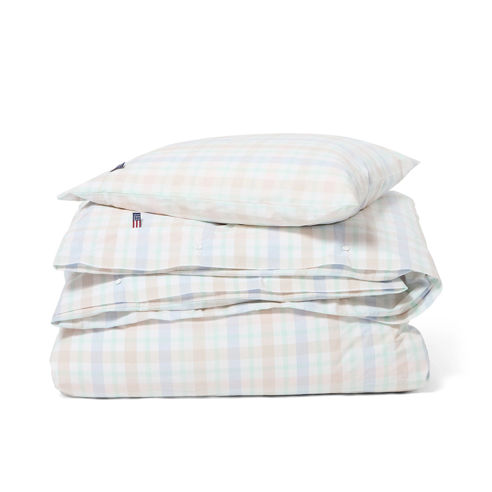 Lexington Påslakan Rutig 220x220 Cm - Påslakan Bomull Multi