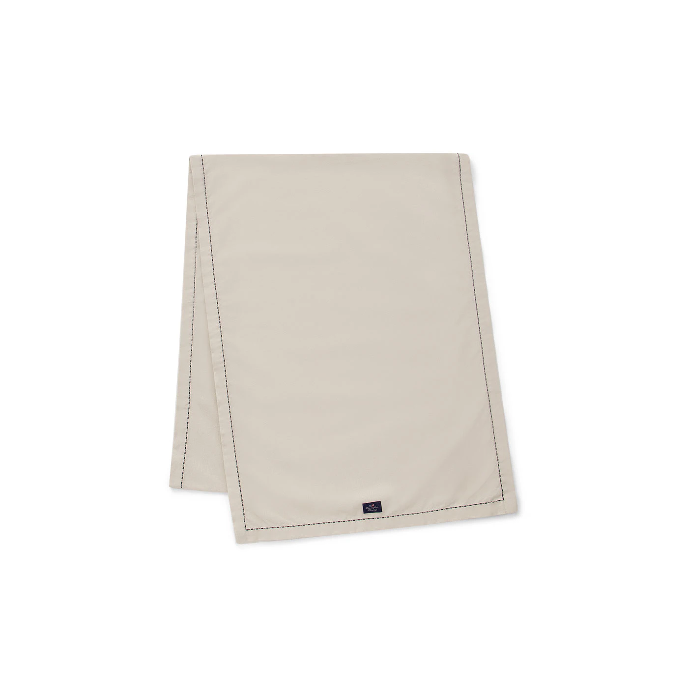 Lexington Organic Cotton Oxford Löpare Med Kraftiga Stygn 250x50 Cm - Dukar & löpare Bomull Beige