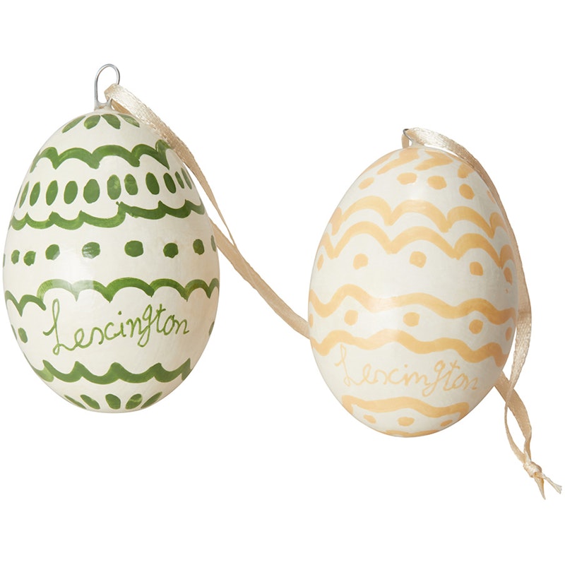 Påskägg Papier-maché 2-pack