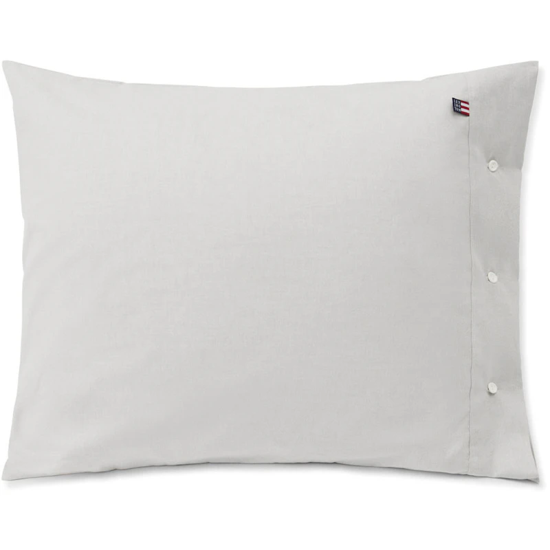 Pin Point Gray Cotton Örngott, 65x65 cm