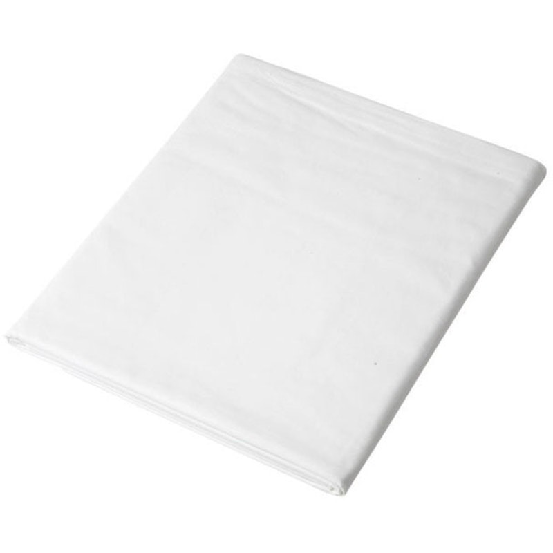 Pocket Cotton Percale Lakan Vit, 180x200 cm