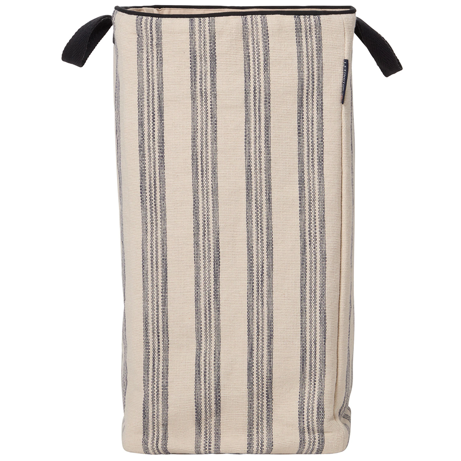 Lexington Striped Tvättkorg 30x60 Cm - Tvättkorgar Bomullskanvas Svart