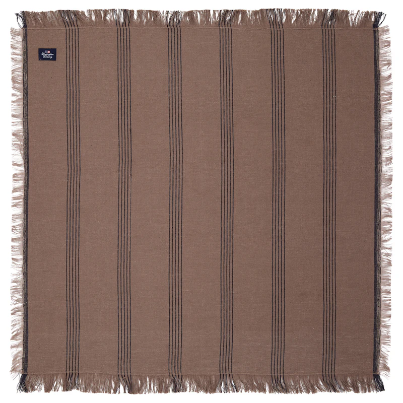 Striped Tygservett Med Fransar 50x50 cm