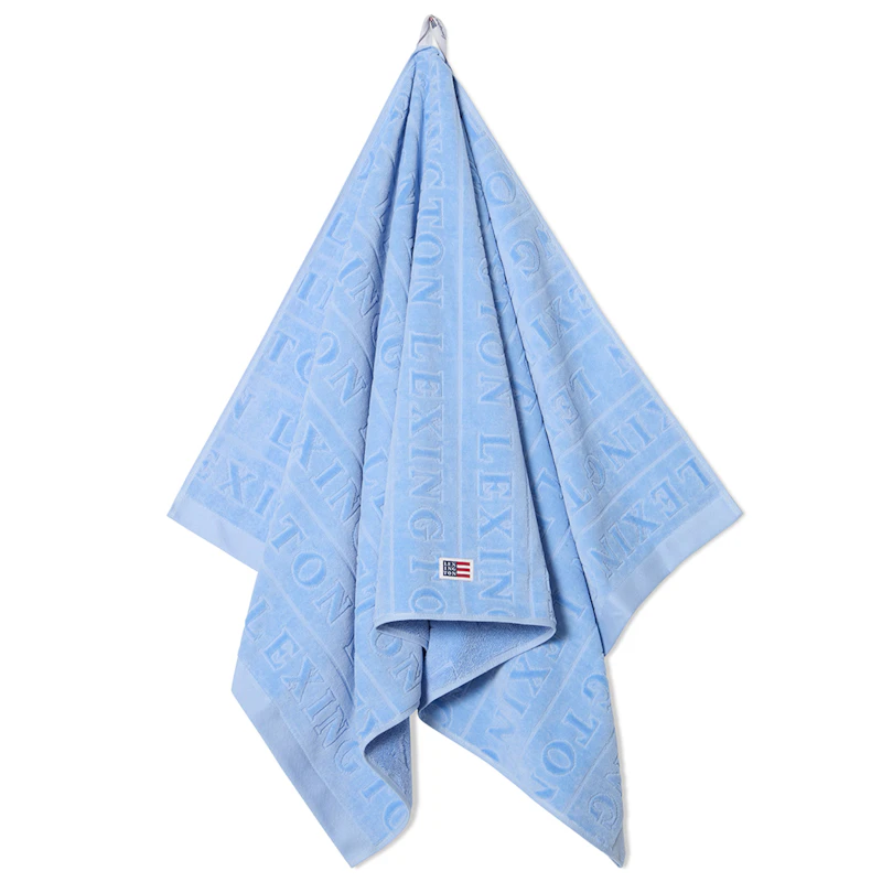 Velour Jacquard Handduk 70x130 cm, Blue Sky