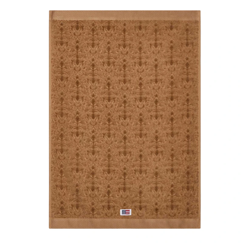 Jacquard Velourhandduk 50x70 cm, Fudge