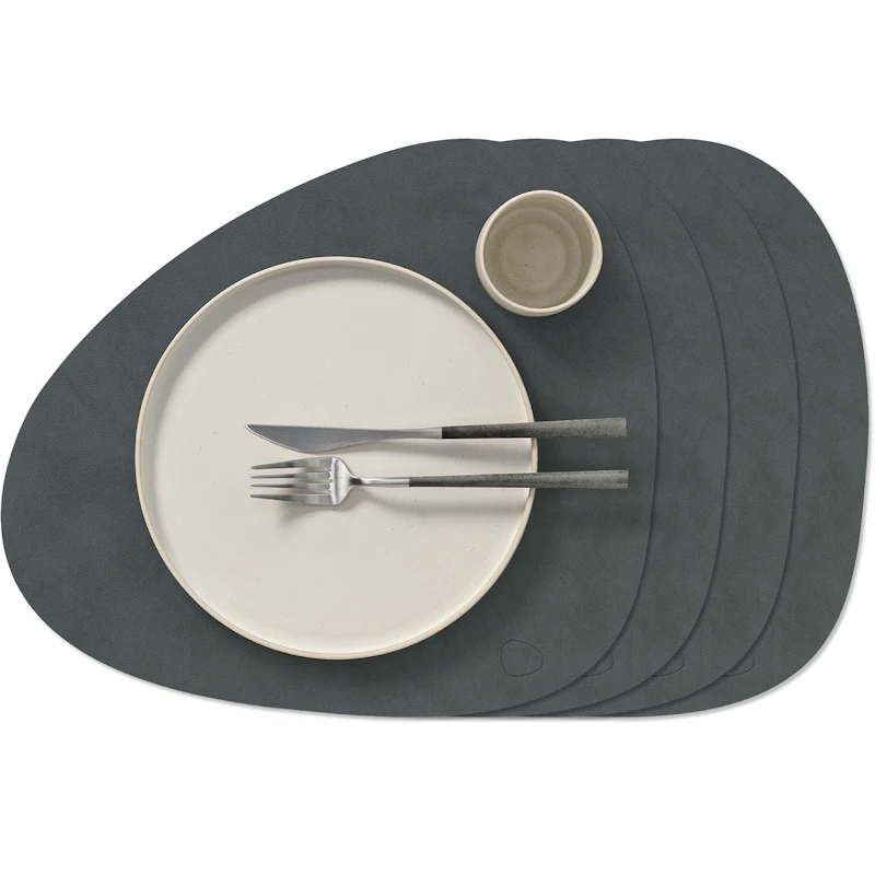 Curve L Nupo Bordstablett 4-pack, Antracit