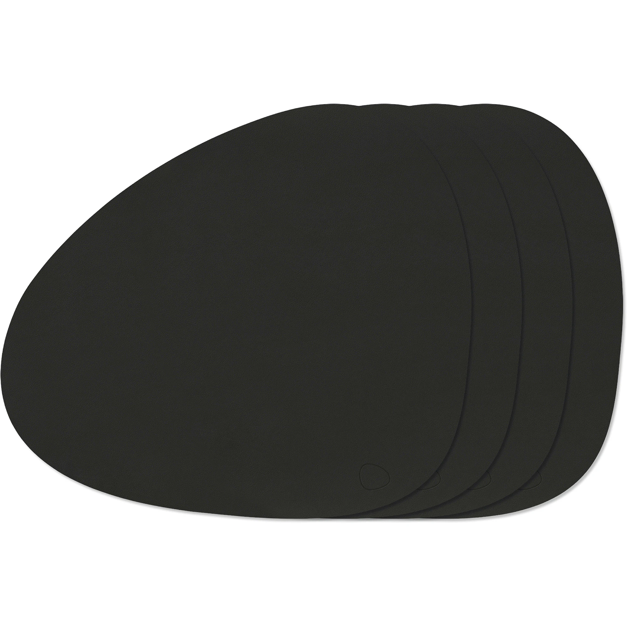 Lind Dna Curve L Nupo Bordstablett 4-pack - Bordstabletter & Glasunderlägg Gummi Black Ink