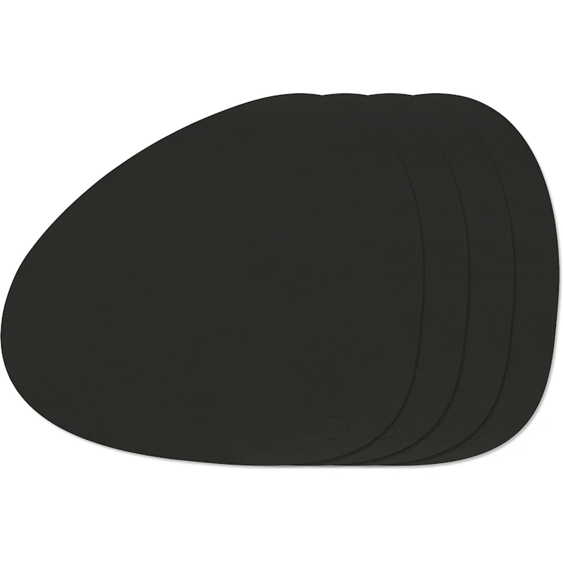 Curve L Nupo Bordstablett 4-pack, Black Ink
