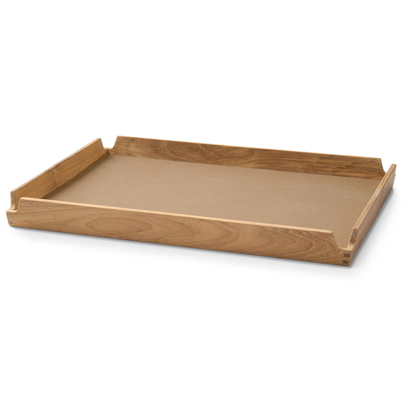 Airy Teak Bricka Medium, Nougat