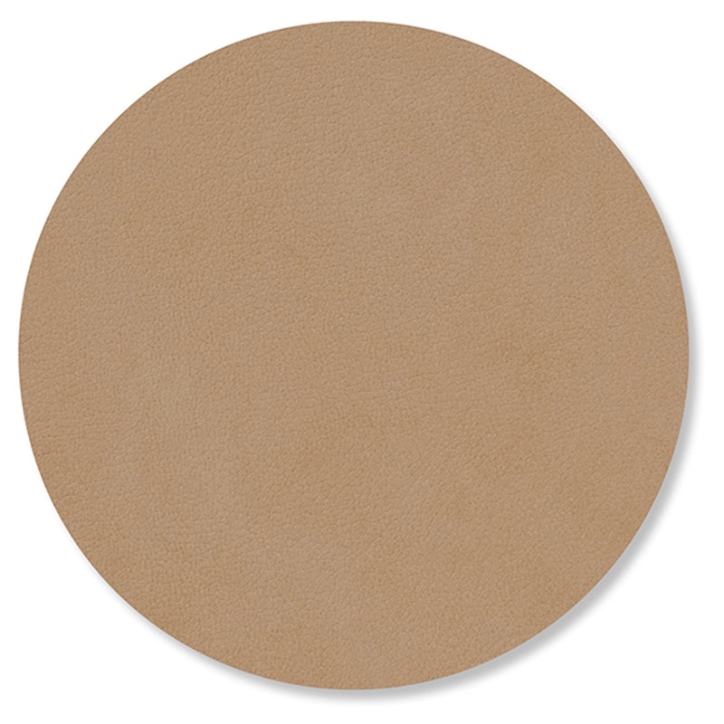 Circle Glasunderlägg Nupo 10 cm, Nougat