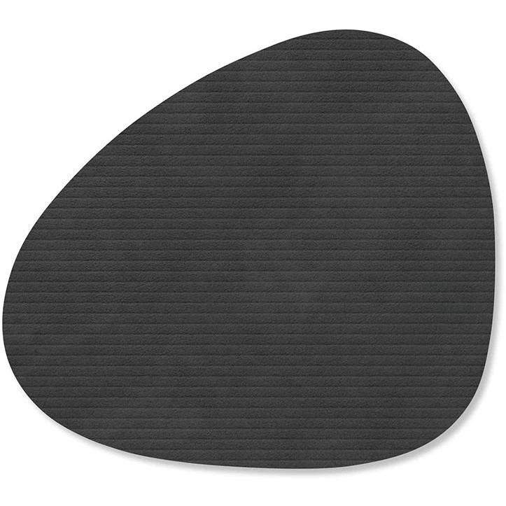 Lind Dna Curve Corduroy Glasunderl&auml;gg - Bordstabletter & Glasunderl&auml;gg L&auml;der Svart