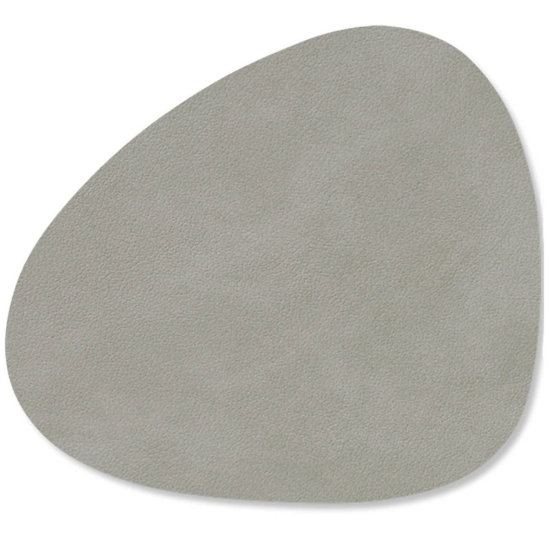 Curve Glasunderlägg Nupo 11x13 cm, Ljusgrå