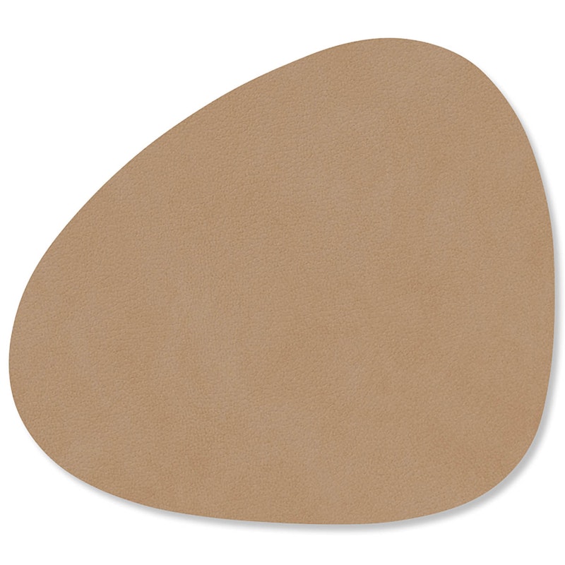 Curve Glasunderlägg Nupo 11x13 cm, Nougat
