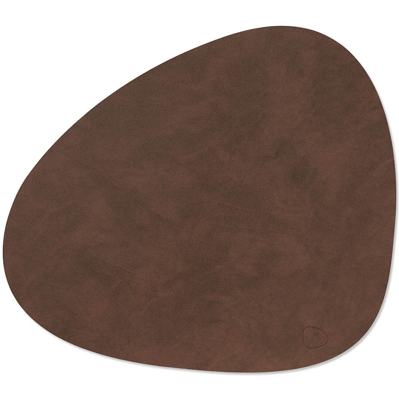 Curve L Bordstablett Nupo 37x44 cm, Mörkbrun