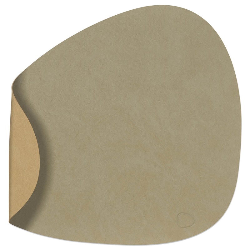 Curve L Vändbar Bordstablett 37x44 cm, Herbal Dust/Khaki