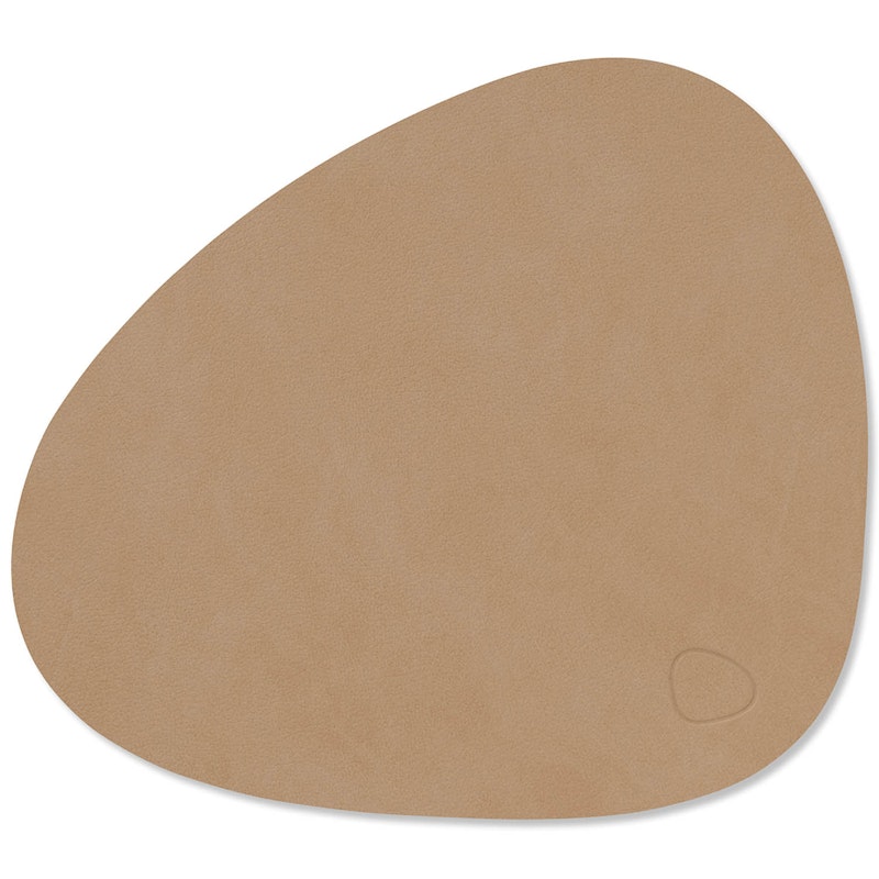 Curve S Bordstablett Nupo 24x28 cm, Nougat