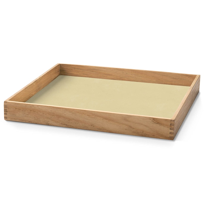 Even Teak Bricka Liten, Lemon Sorbet