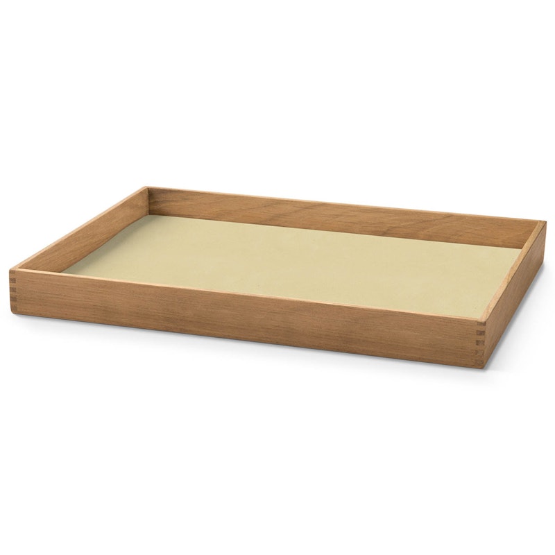 Even Teak Bricka Medium, Lemon Sorbet