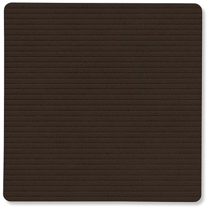 Square Corduroy Glasunderlägg, Hazel