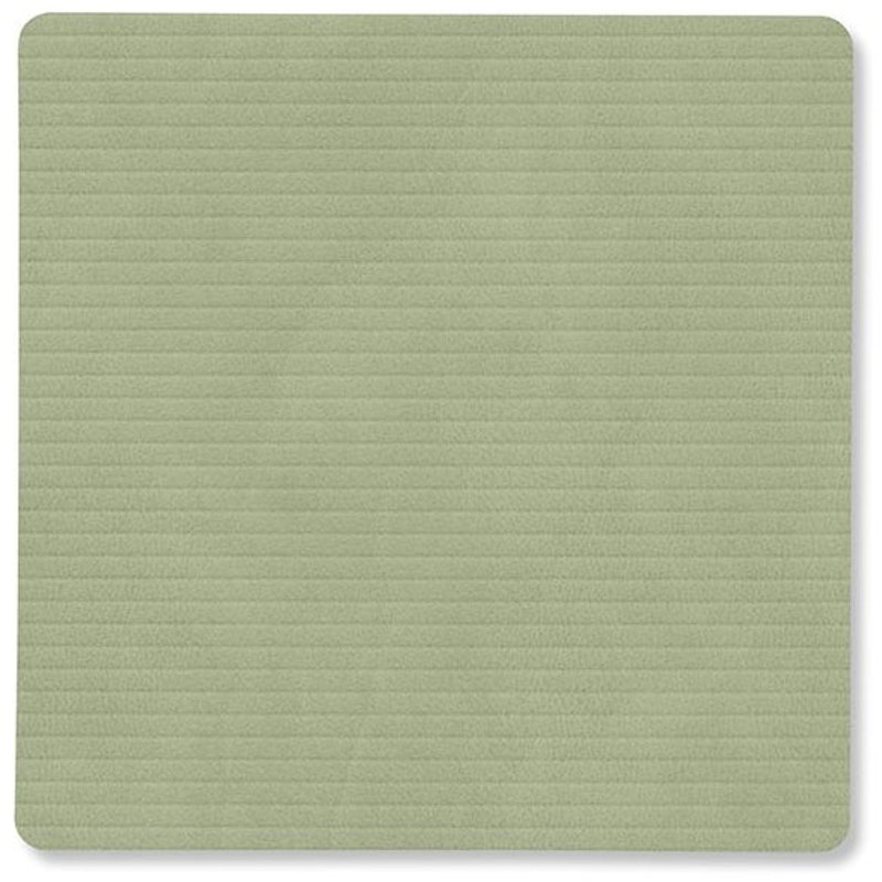 Square Corduroy Glasunderlägg, Olivgrön