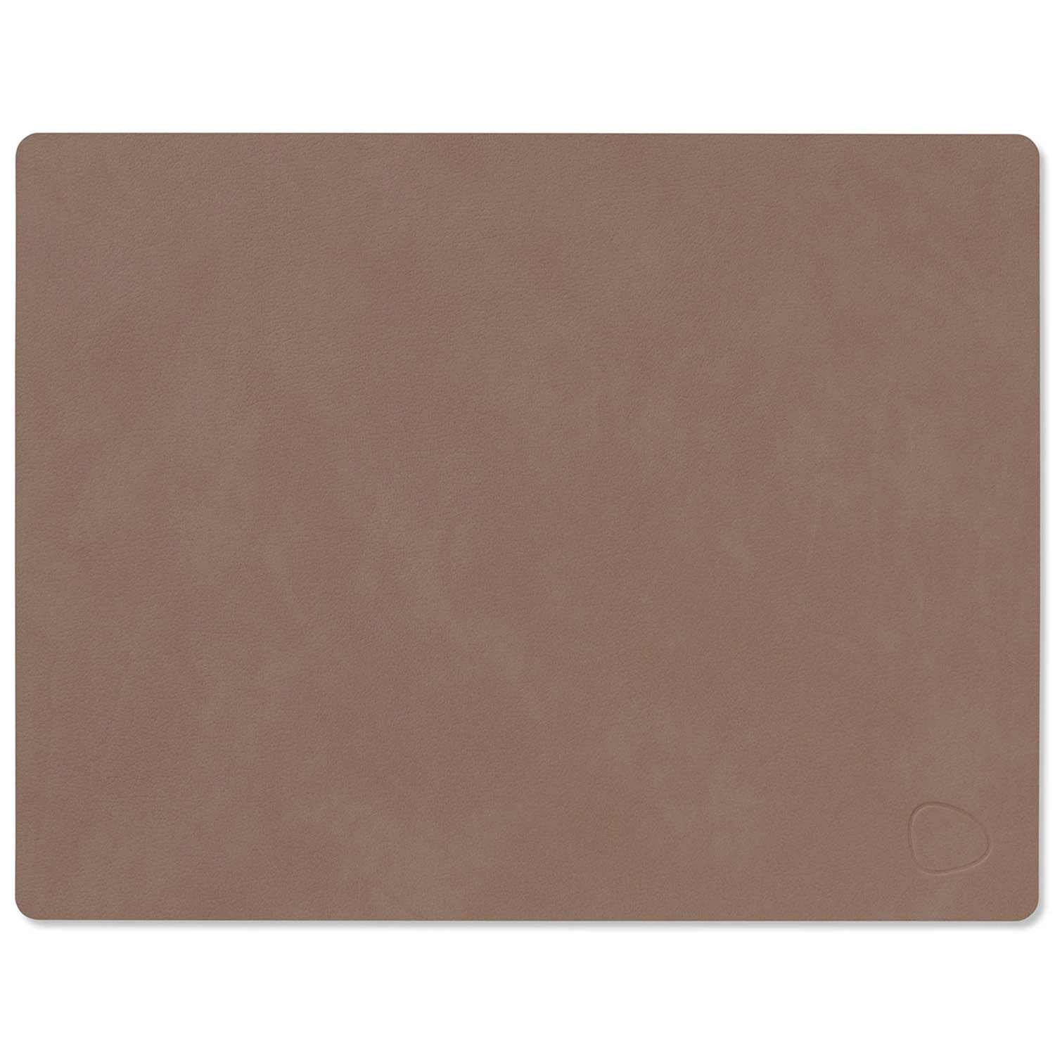 Lind Dna Rectangle M Bordstablett Nupo 26x34 Cm Truffle - Bordstabletter & Glasunderl&auml;gg &Aring;tervunnet L&auml;der Tryffel