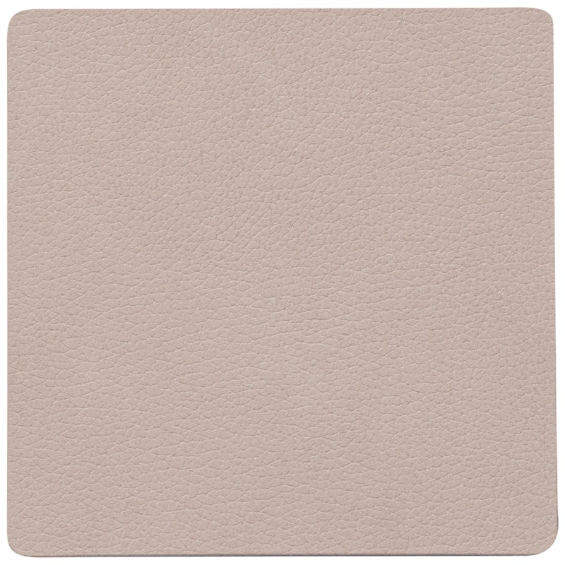 Square Glasunderlägg Nupo 10x10 cm, Clay Brown