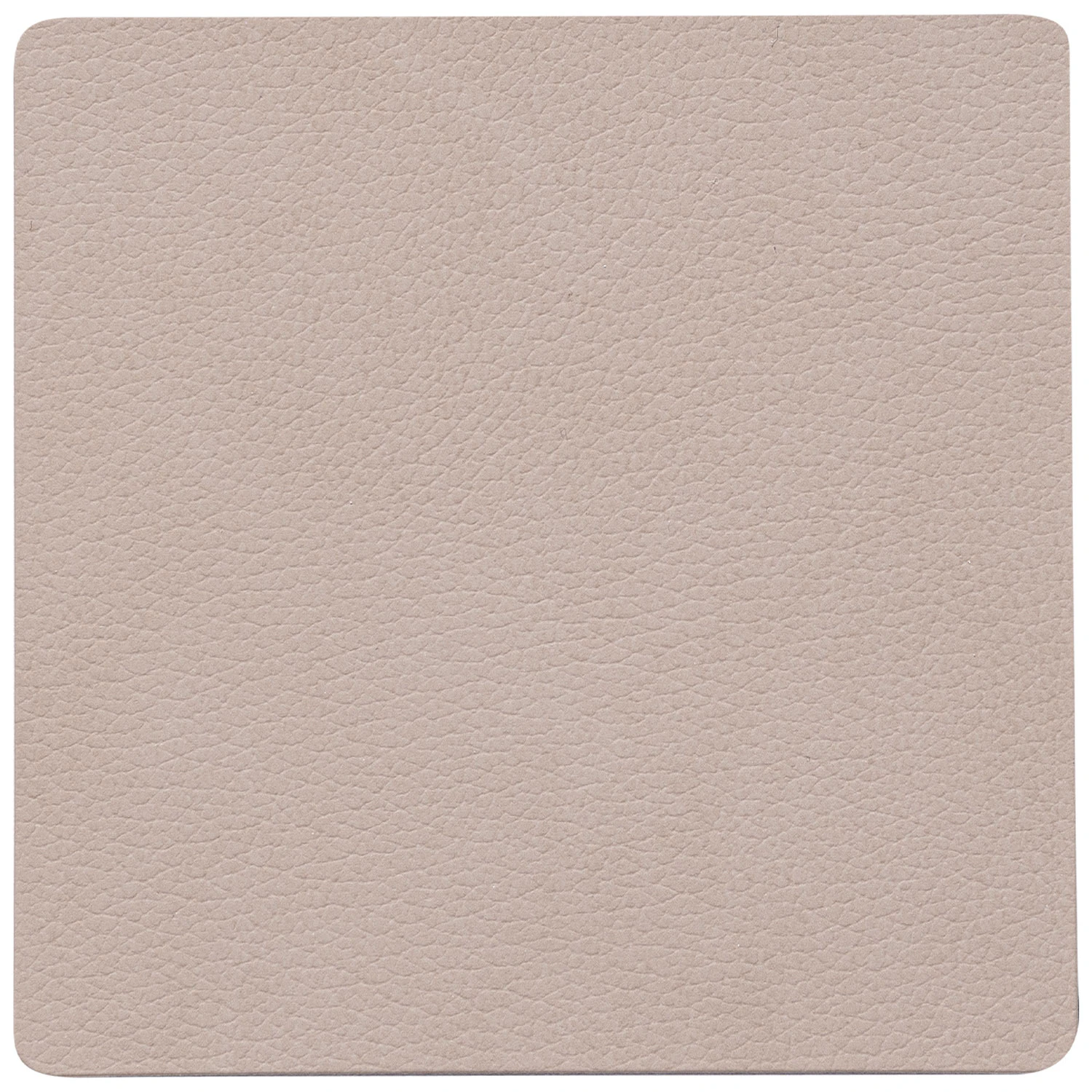 Lind Dna Square Glasunderl&auml;gg Nupo 10x10 Cm - Bordstabletter & Glasunderl&auml;gg L&auml;der Clay Brown