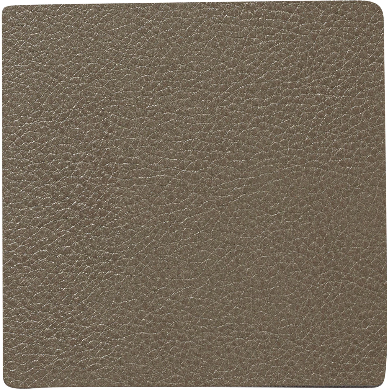 Lind Dna Square Glasunderl&auml;gg Serene 10x10 Cm - Bordstabletter & Glasunderl&auml;gg &Aring;tervunnet L&auml;der Moss