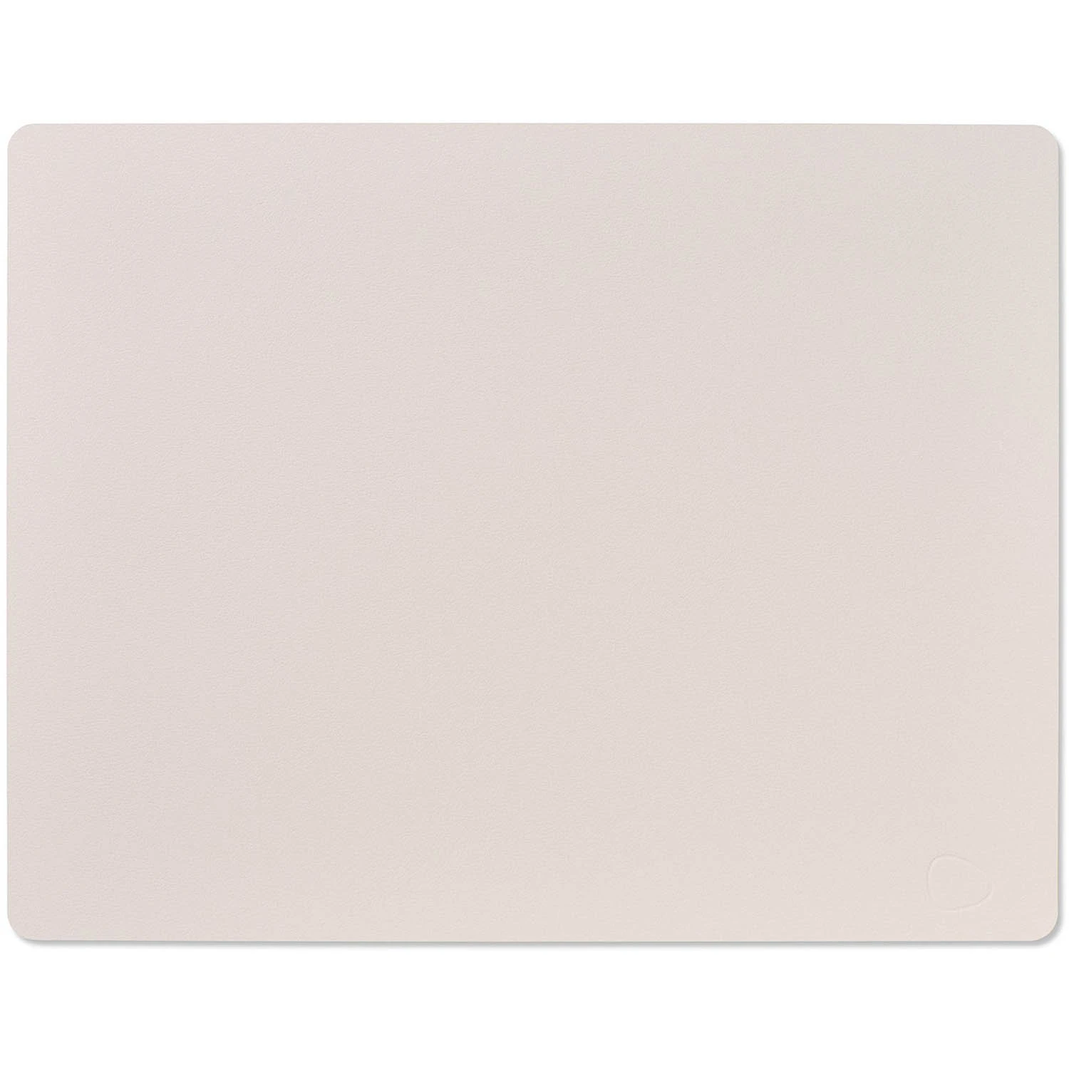 Lind Dna Square L Bordstablett Nupo 35x45 Cm - Bordstabletter & Glasunderl&auml;gg L&auml;der Soft Nude
