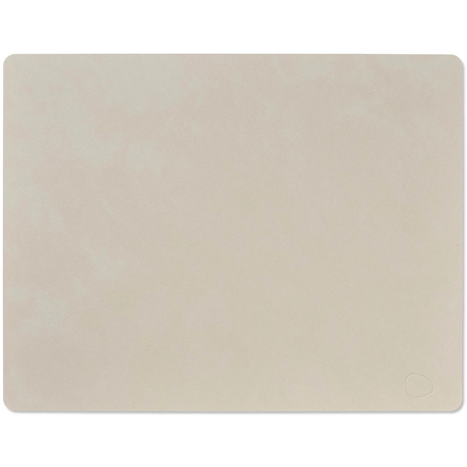 Lind Dna Square L Bordstablett Nupo 35x45 Cm - Bordstabletter & Glasunderl&auml;gg L&auml;der Oyster White