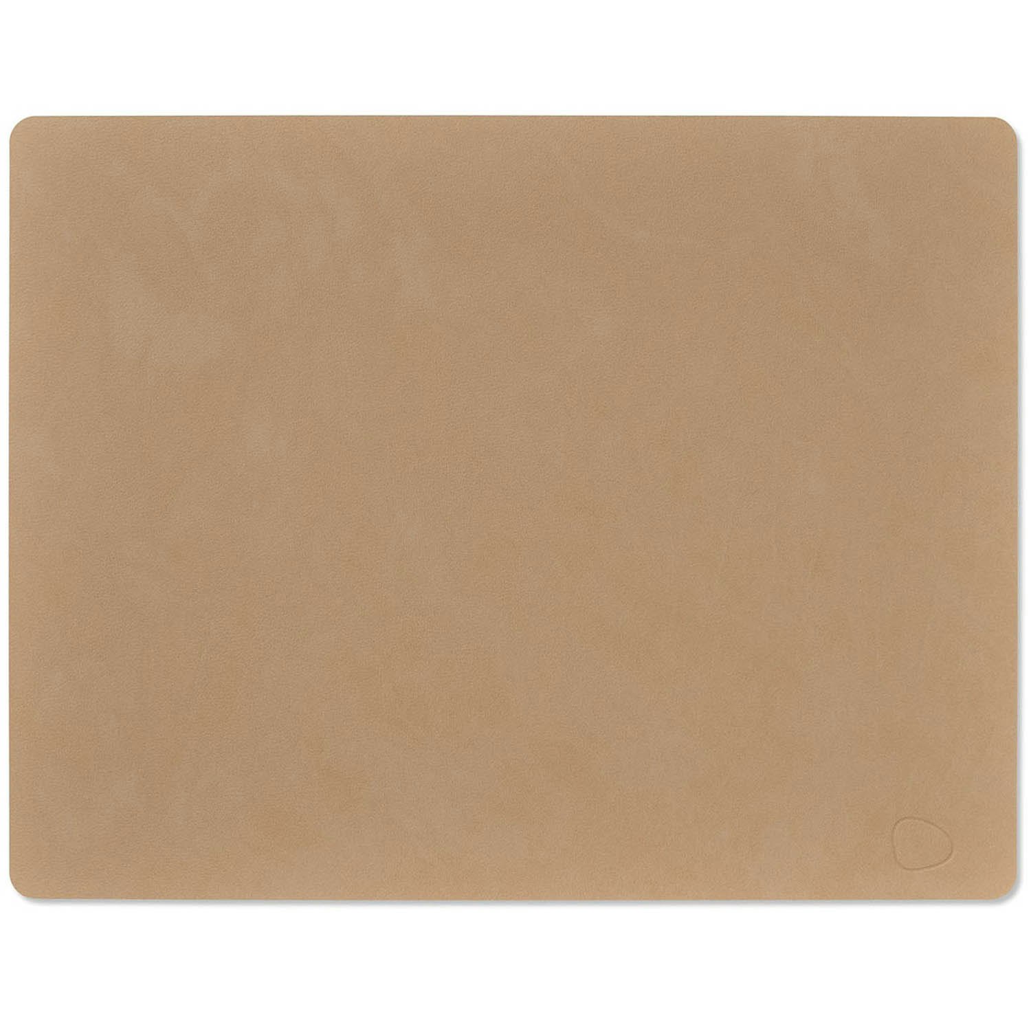 Lind Dna Square L Bordstablett Nupo 35x45 Cm - Bordstabletter & Glasunderl&auml;gg L&auml;der Nougat