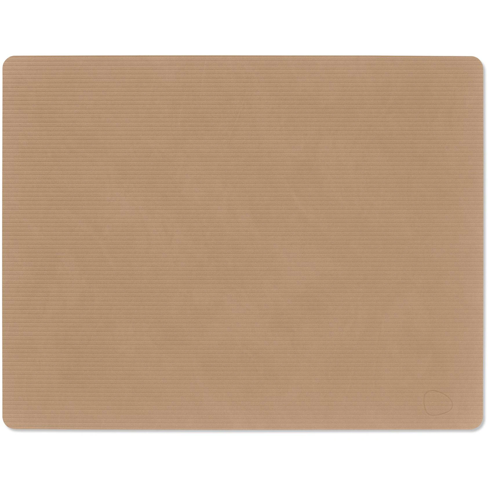 Lind Dna Square L Corduroy Bordstablett - Bordstabletter & Glasunderl&auml;gg L&auml;der Nougat