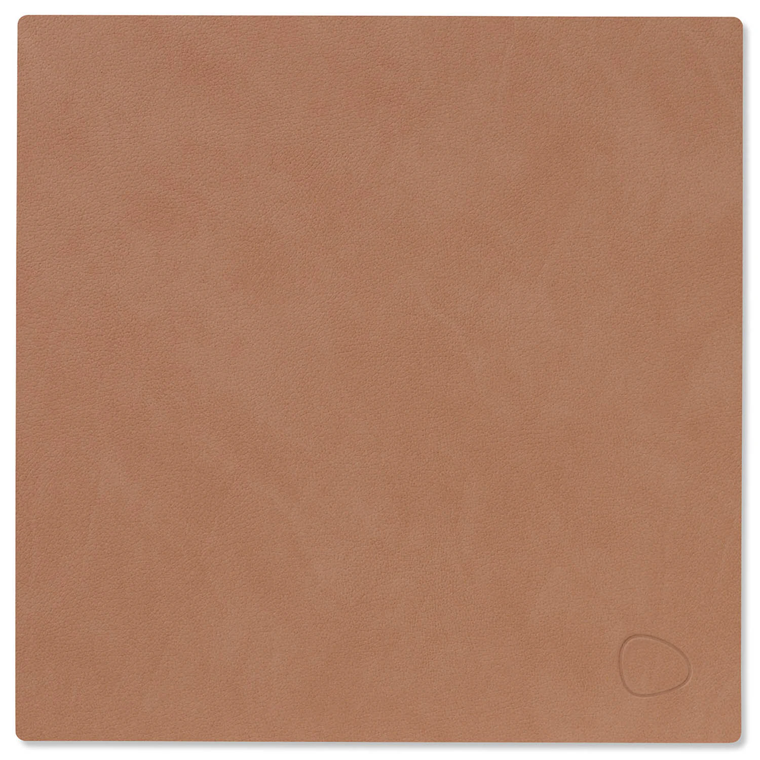 Lind Dna Square S Bordstablett Nupo 28x28 Cm - Bordstabletter & Glasunderl&auml;gg &Aring;tervunnet L&auml;der Old Rose