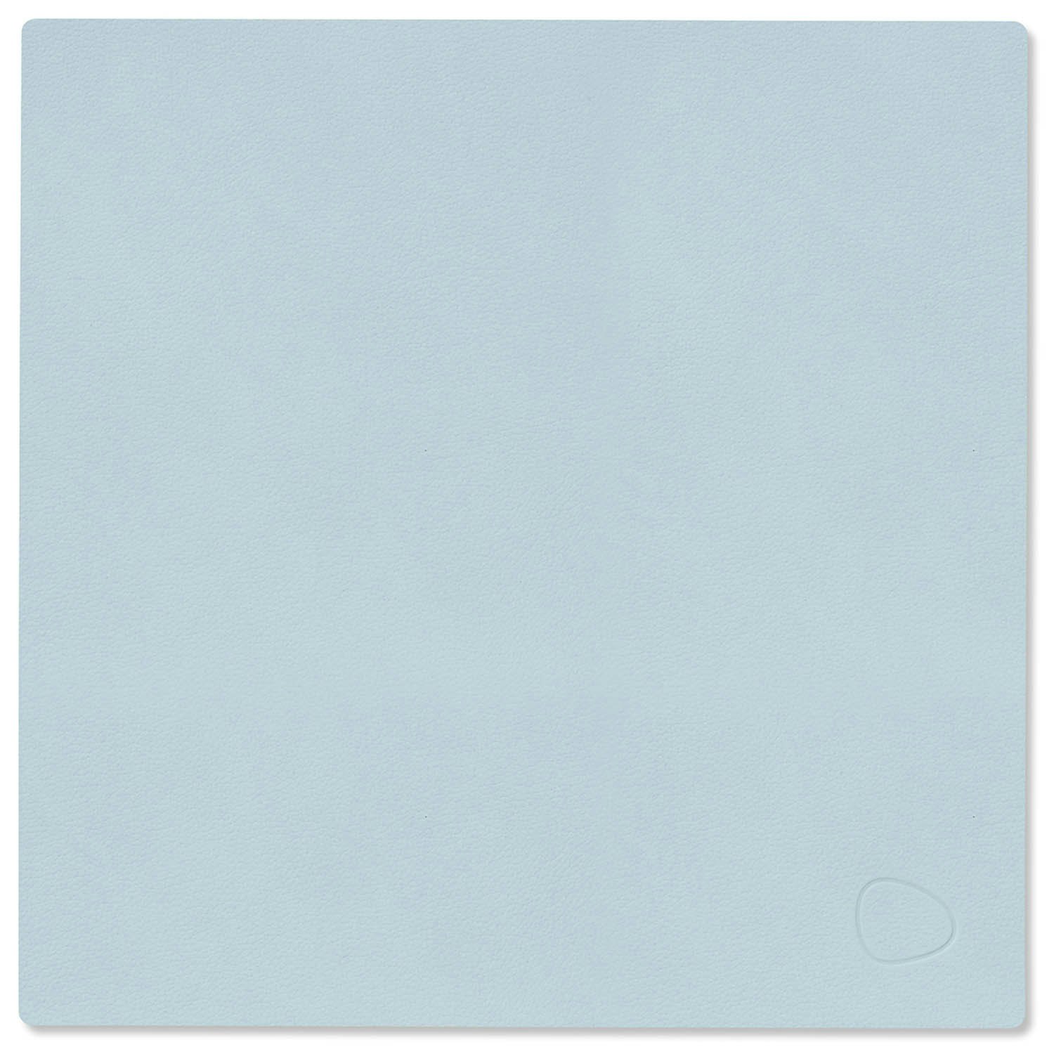 Lind Dna Square S Bordstablett Nupo 28x28 Cm - Bordstabletter & Glasunderl&auml;gg &Aring;tervunnet L&auml;der Soft Sky