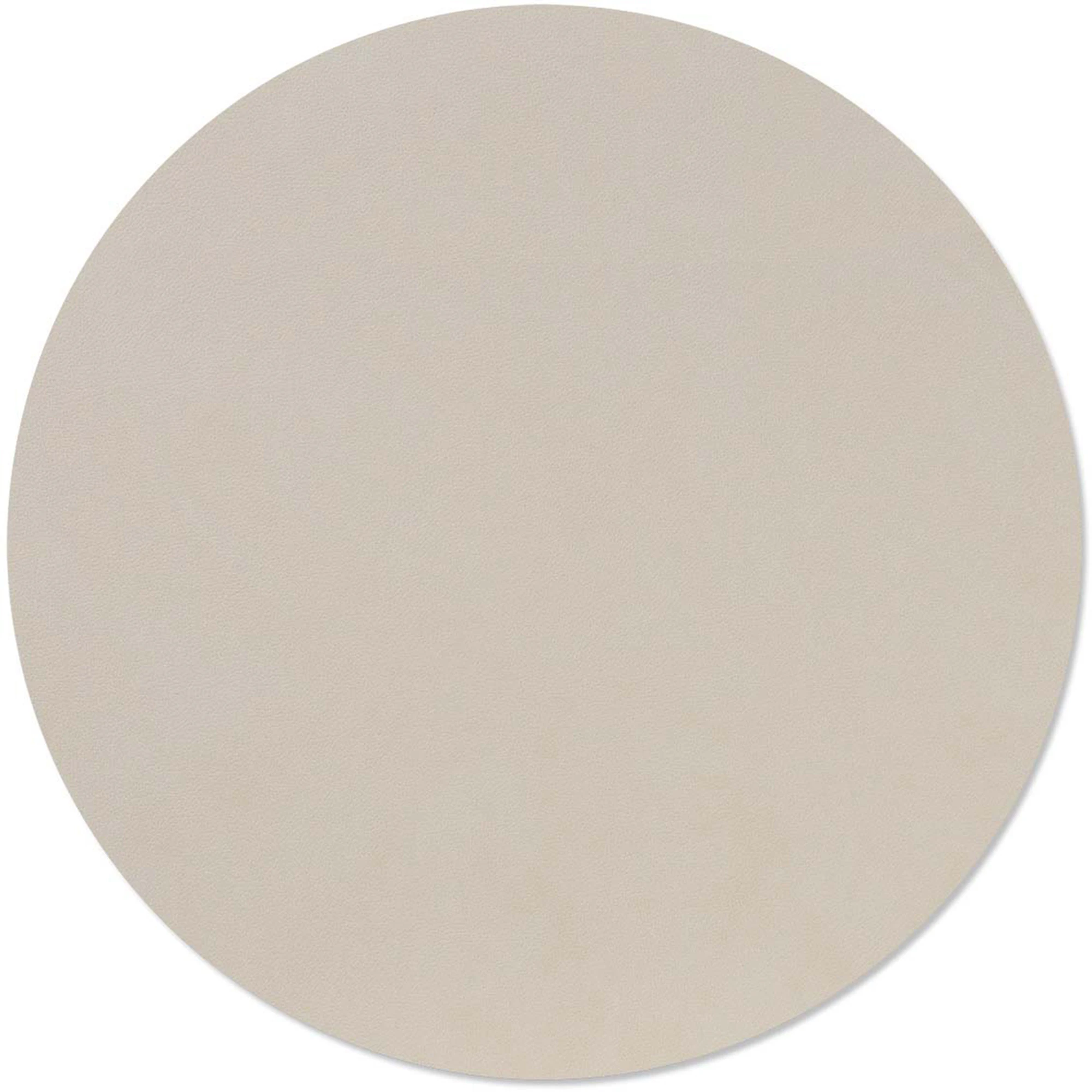 Lind Dna Table Mat Circle L Nupo - Bordstabletter & Glasunderlägg Gummi Oyster White