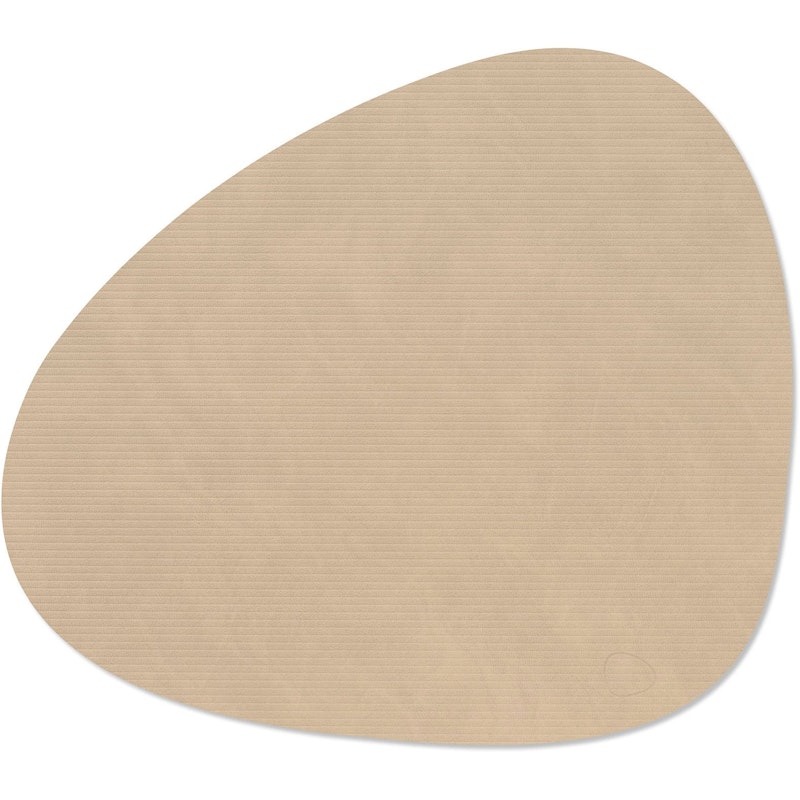 Curve L Corduroy Bordstablett, Sand