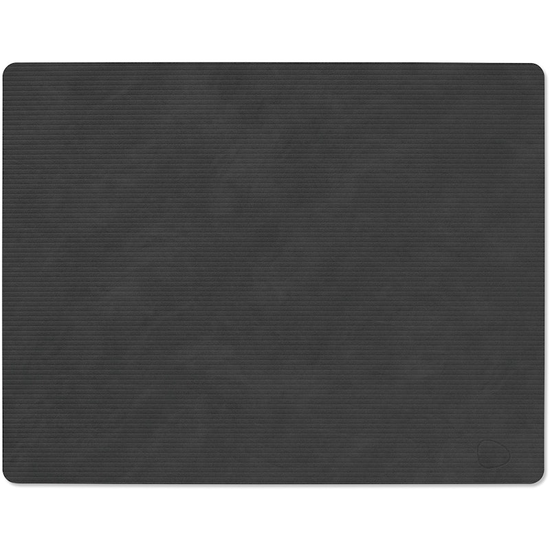 Square L Corduroy Bordstablett, Svart