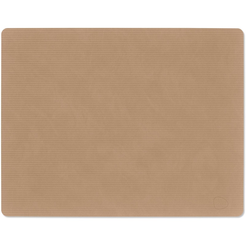 Square L Corduroy Bordstablett, Nougat