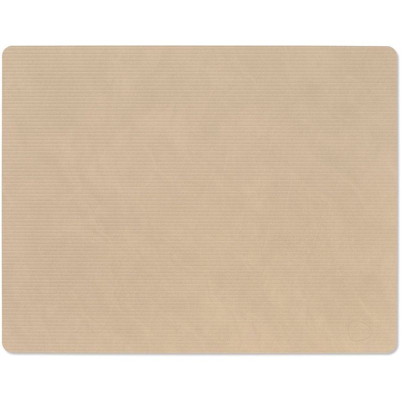 Square L Corduroy Bordstablett, Sand