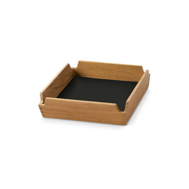 Airy Teak Bricka Mini, Black Ink