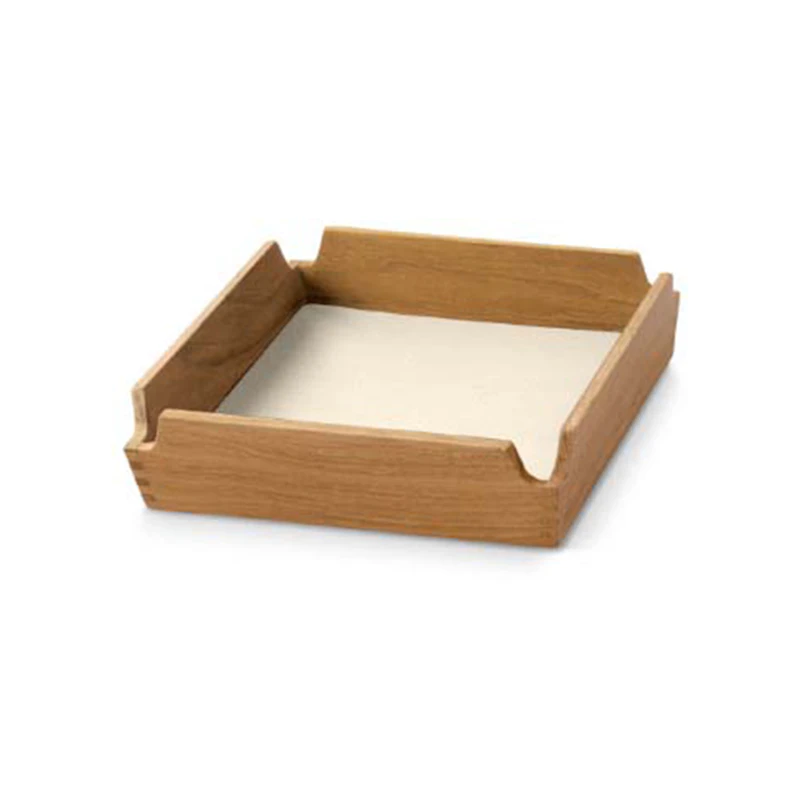 Airy Teak Bricka Mini, Vanilj