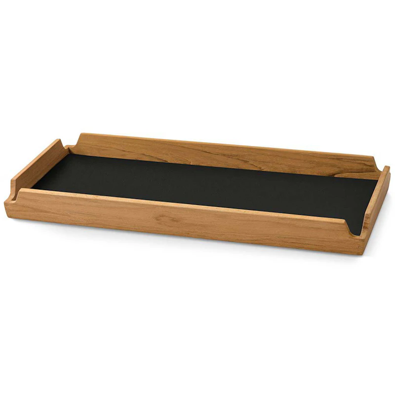 Airy Teak Bricka Slim, Black Ink
