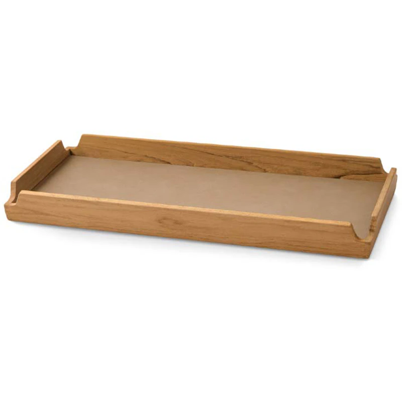 Airy Teak Bricka Slim, Nougat
