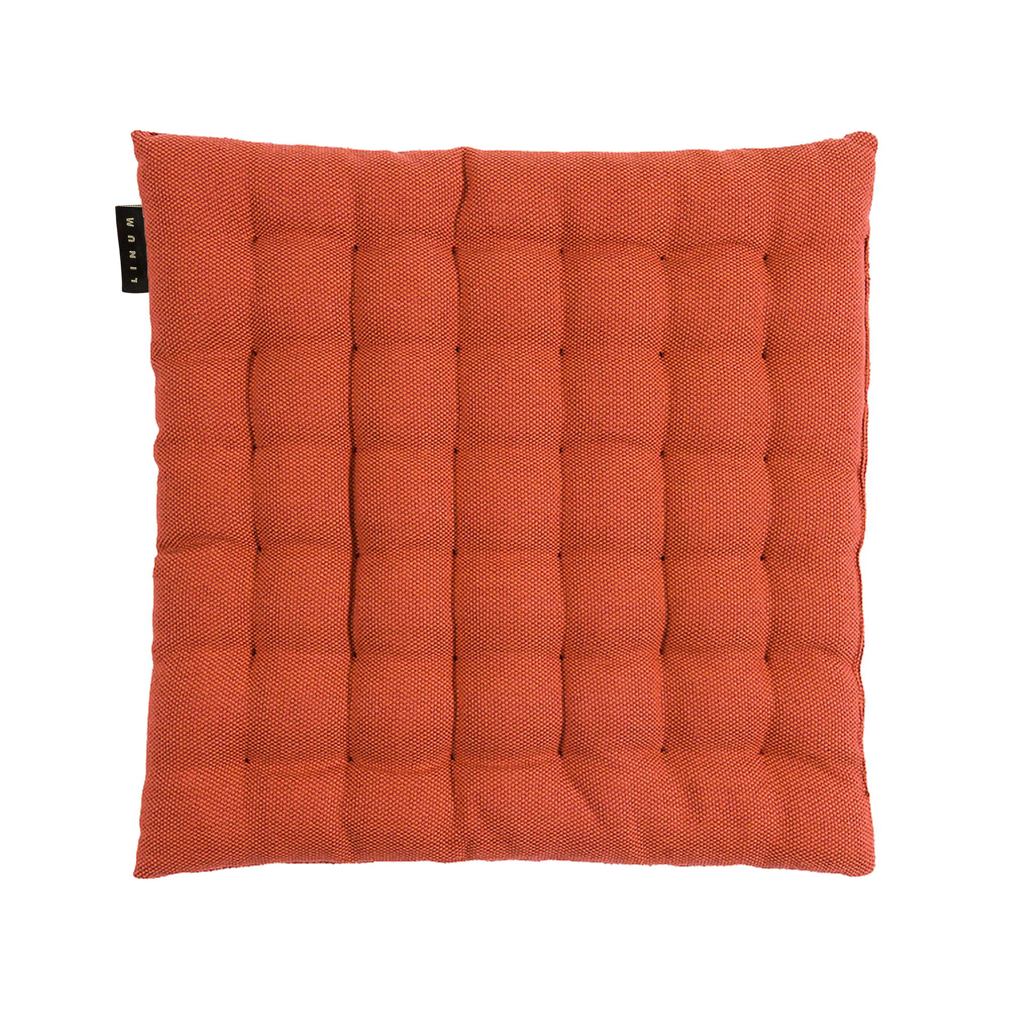 Linum Pepper Sittdyna 40x40 Cm - Dynor Bomull Rusty Orange