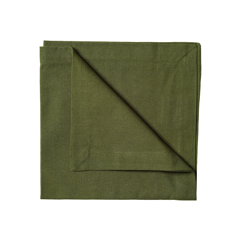 Robert Tygservett 45x45 cm 4-pack, Olivgrön