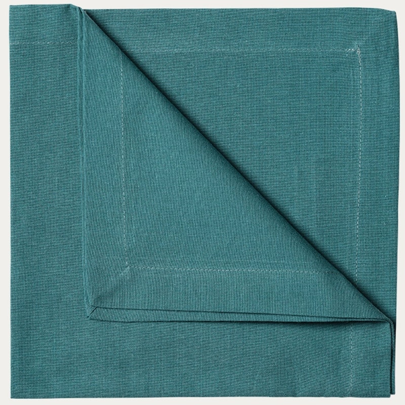 Robert Tygservett 45x45 cm 4-pack, Dark Turqouise