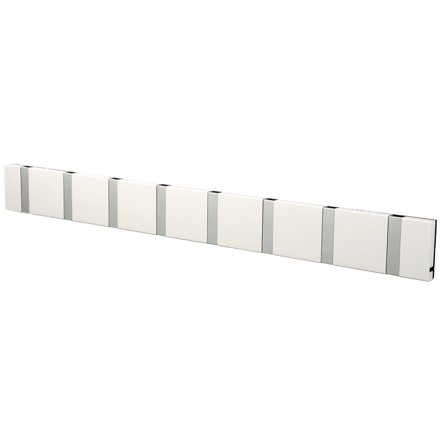 Loca Knax Horisontell 8 Krokar - Krokar & galgar Metall Vit